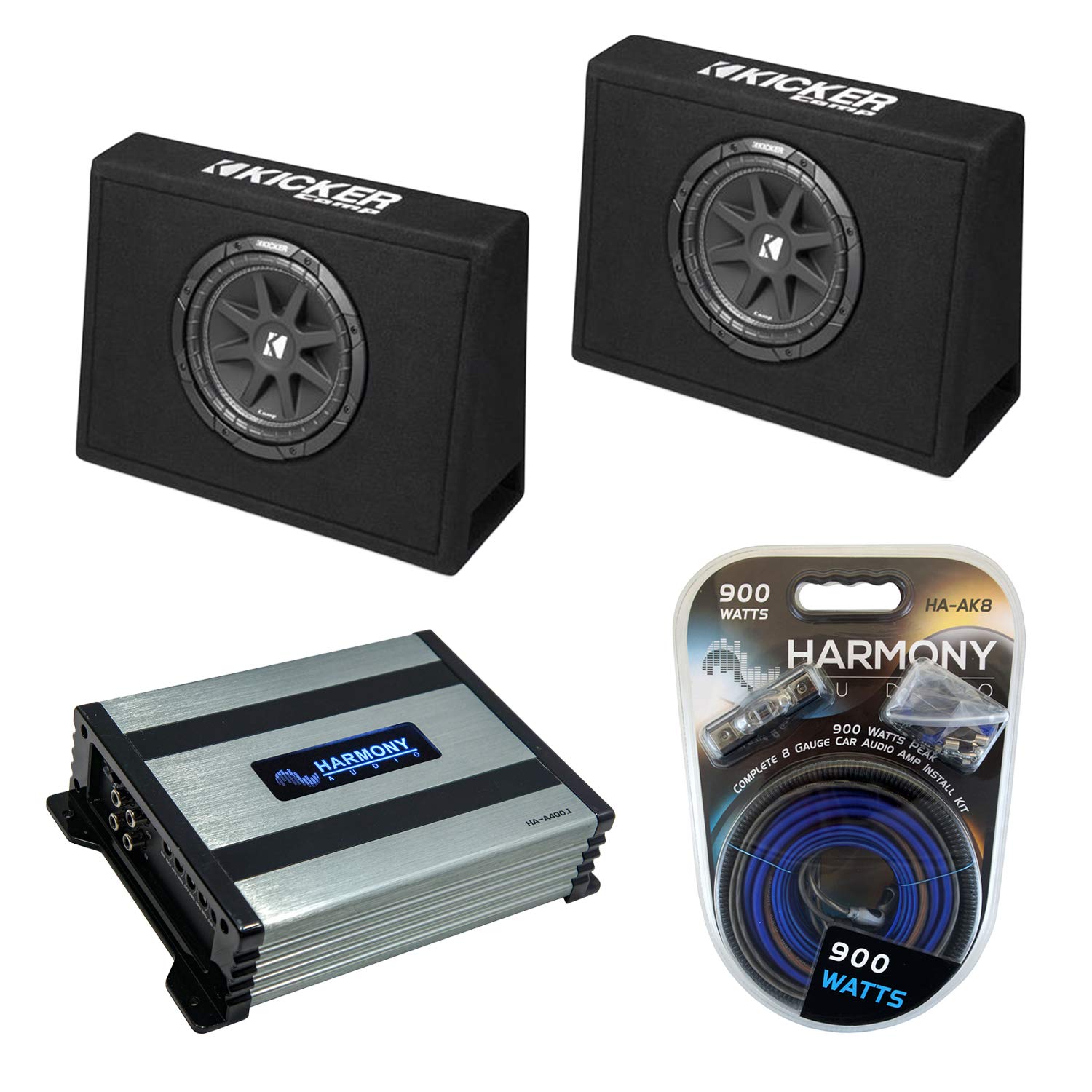 Harmony Audio Kicker Bundle - Universal Truck Compatible 10