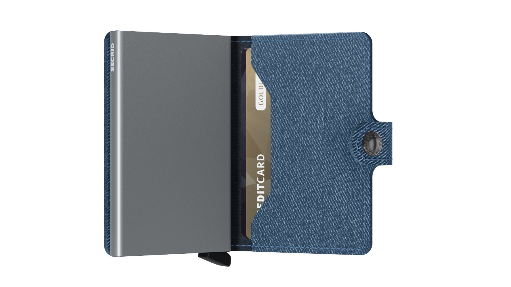SECRID RFID Miniwallet Twist - Slim Anti-Theft Wallet for Men & Women - NFC Blocking Credit Card Holder - Perfect for Travel, Shopping & Everyday Use