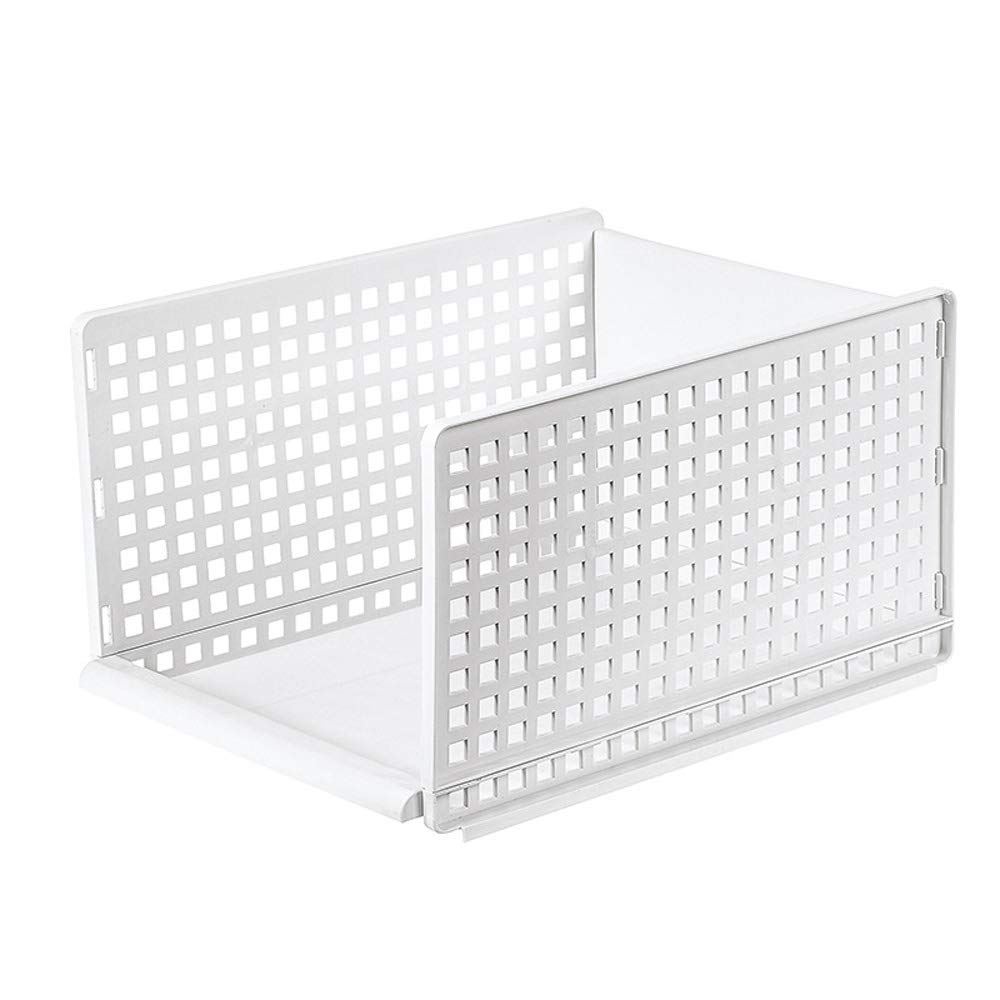 Stackable Plastic Wardrobe Organizer Drawers - Multifunctional Storage Shelves & Closet Cabinet Cubes for Clothes, Shoes, Toys & Towels | Perfect for Bedroom, Living Room & Dorm Organization