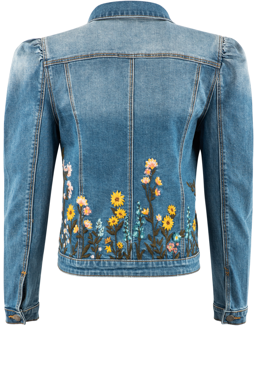 Stylish Vintage Western Denim Jacket with Driftwood Sunny Wash - Perfect for Casual Outfits, Country Music Festivals & Boho Fashion Looks