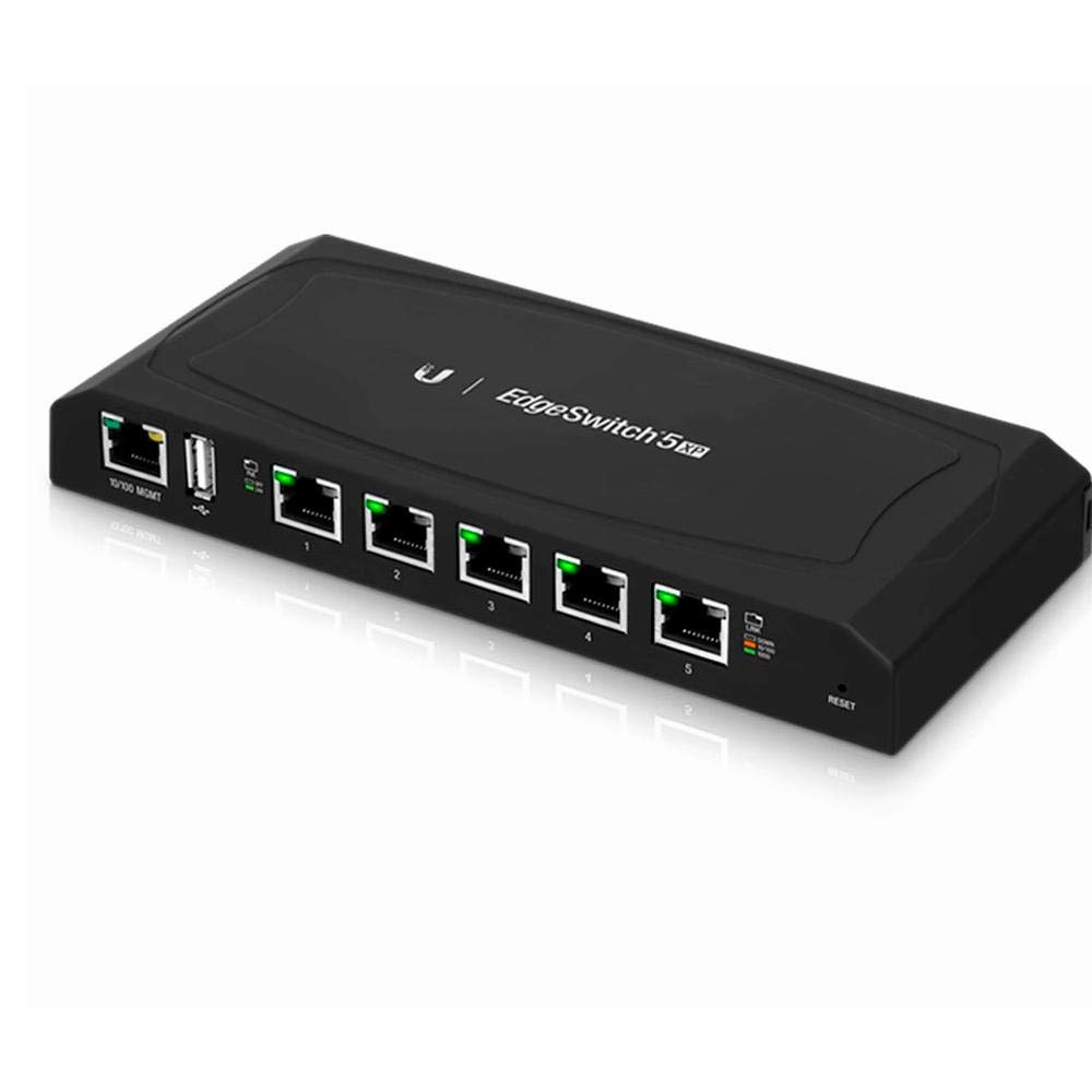 EdgeSwitch XP ES-5XP 5-Port Advanced PoE Gigabit Ethernet Switch - Ideal for Office Networks, Home Security Systems & Smart Home Devices
