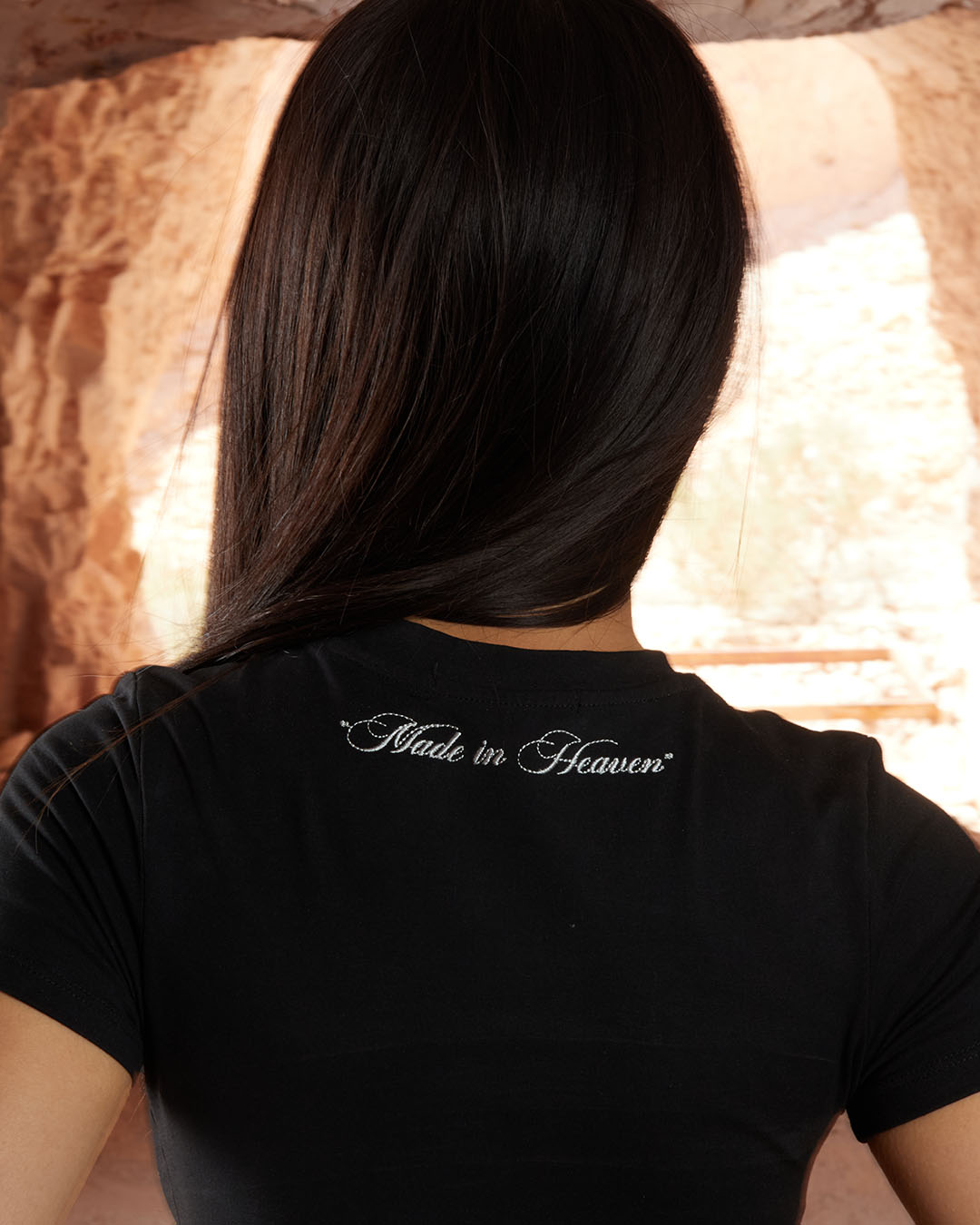 SSS Realism Script Baby Tee - Black | Soft & Stylish Women's T-Shirt for Casual Wear & Street Fashion