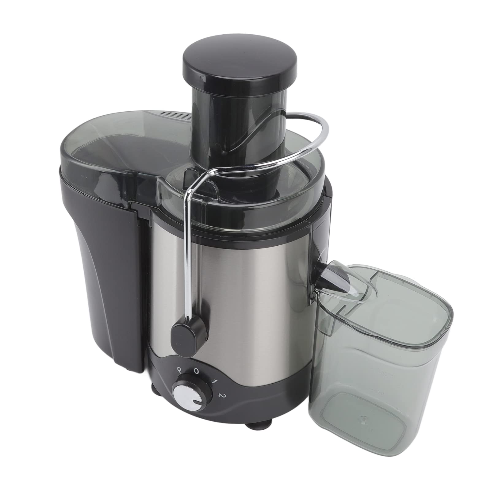 Stainless Steel Portable Juicer Machine - 3 Speed Centrifugal Juicer with Safety Lock & Overheat Protection (110V) | Perfect for Home, Office & Travel | Make Fresh Juice for Breakfast, Detox & Healthy Lifestyle