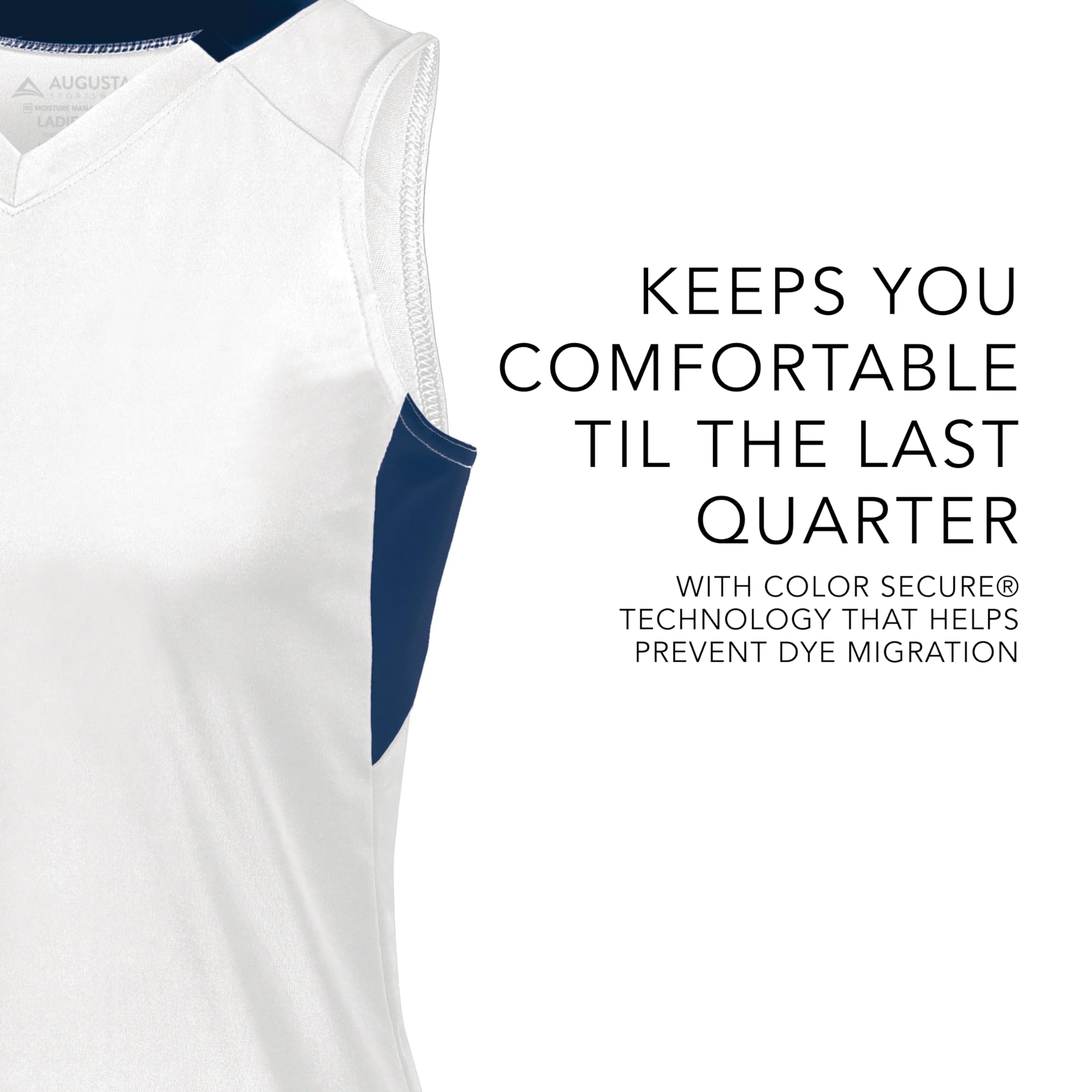 **Augusta Sportswear Women's Step-Back Basketball Jersey – Breathable, Lightweight & Stylish for Games, Practice & Fan Wear**