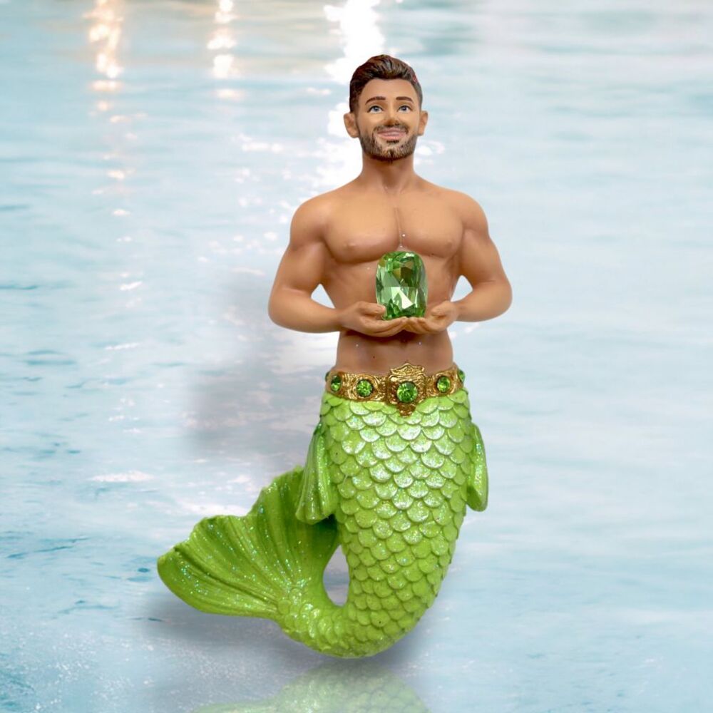 August Peridot Merman Necklace - Genuine Peridot Jewelry | Pre-Order Now for September 2025 Delivery | Perfect for Birthday Gifts, Anniversary Presents & Special Occasions