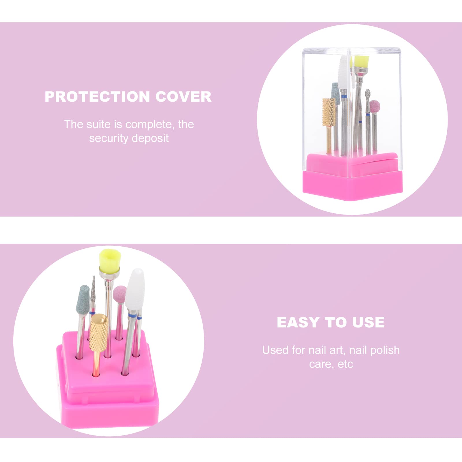 1 Set Professional Tungsten Steel Nail Drill Bits & Diamond Manicure Files Kit – Nail Polisher, Grinder & Exfoliator for Salon & Home Use
