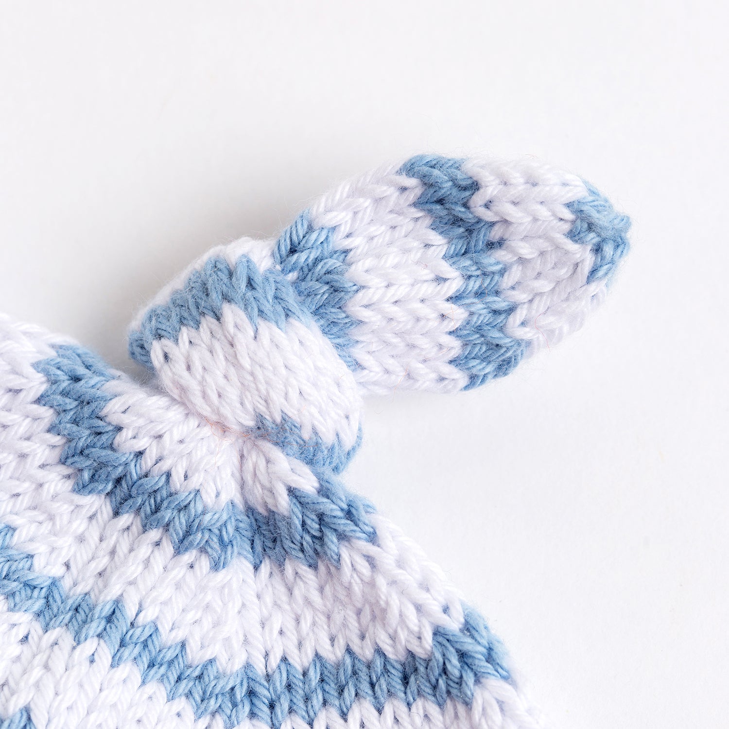 DIY Baby Cotton Striped Hat Knitting Kit - Soft Yarn for Newborn & Toddler - Perfect for Handmade Gifts & Winter Accessories