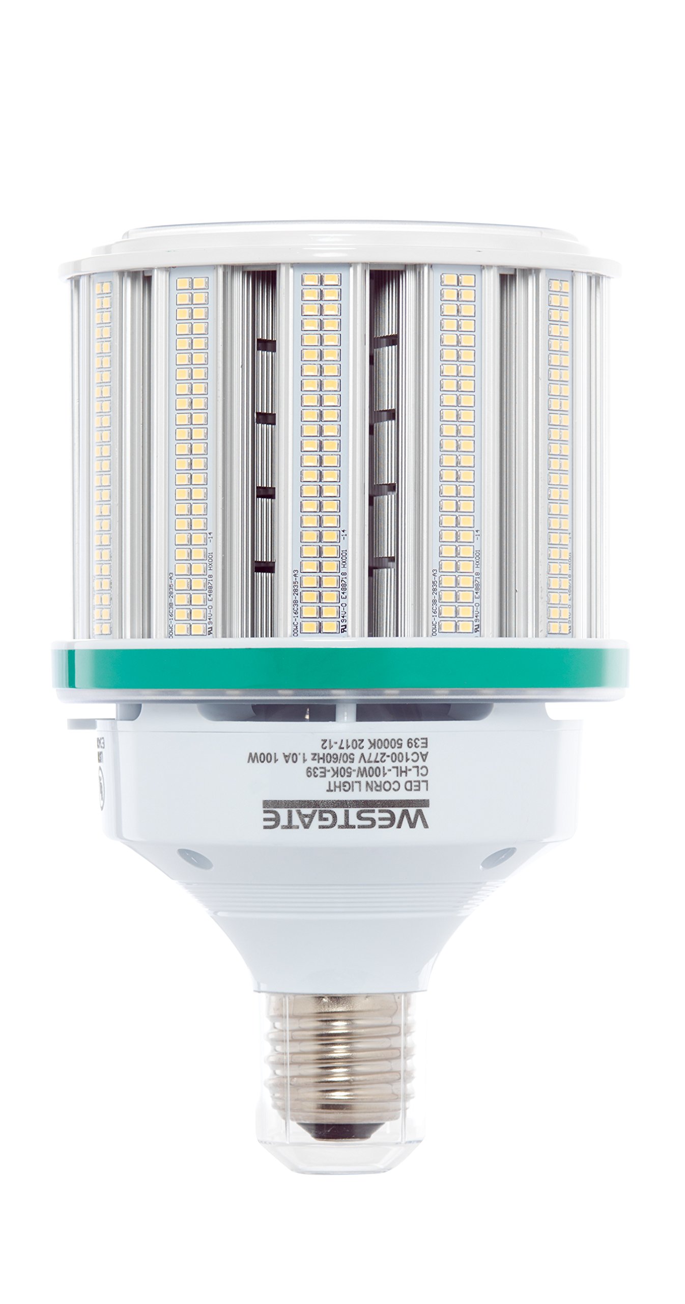 Westgate Lighting 100W LED Corn Bulb - 3000K Warm White, High Lumen, CRI>80, 360° Beam Angle - Energy Efficient Outdoor Lighting for Parking Lots, Warehouses & Backyards