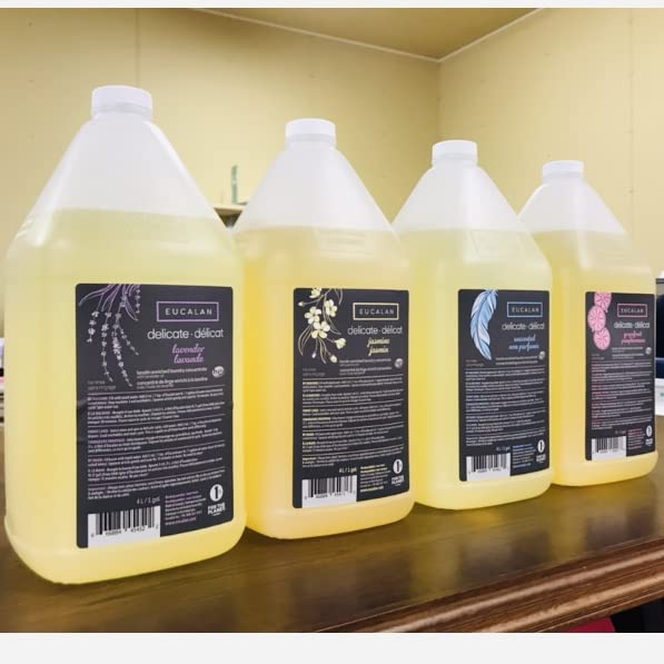 Eucalan Delicate Wash Grapefruit Scent - Gentle Laundry Detergent for Hand Wash & Delicate Fabrics - Perfect for Wool, Silk, Cashmere & Baby Clothes - 16.9 fl oz Jug