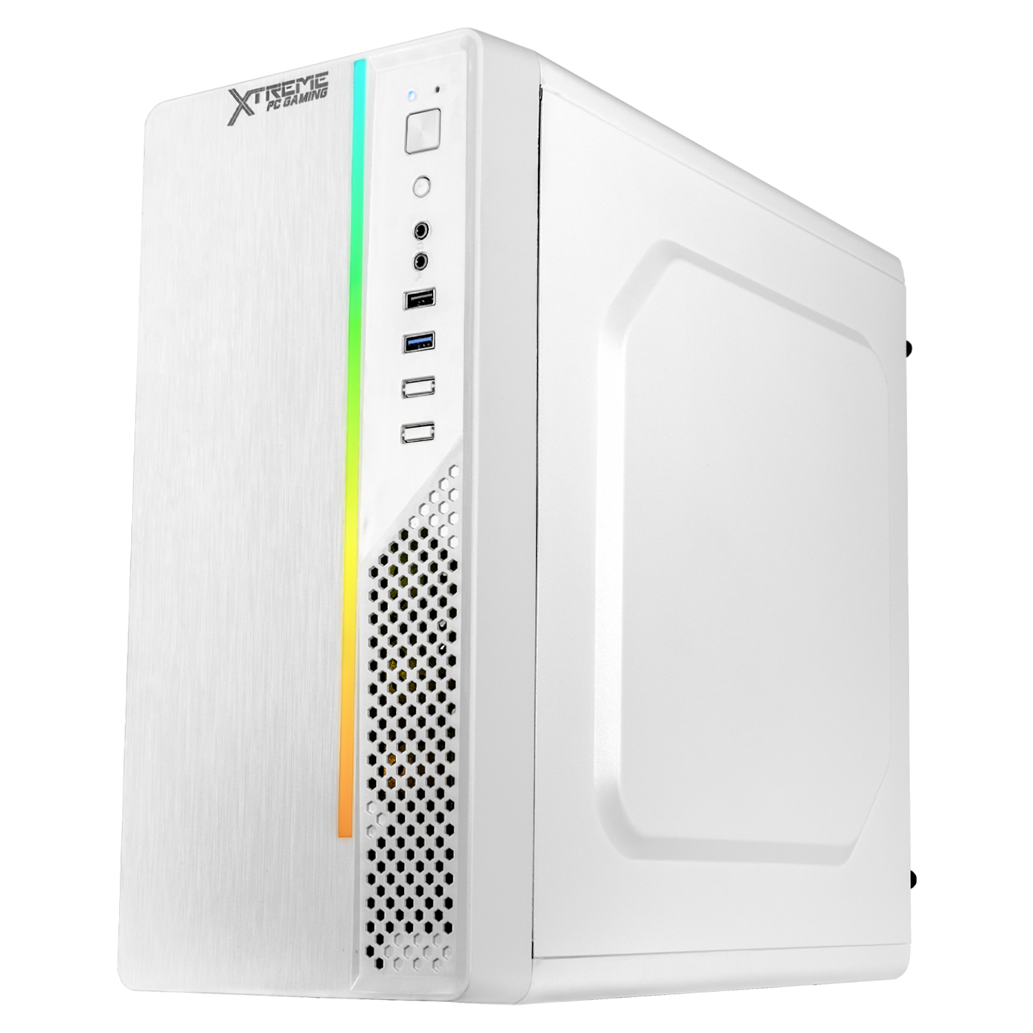Xtreme Gaming PC - AMD Radeon Vega Ryzen 5 4600G, 8GB RAM, 1TB SSD, WiFi, White Desktop Computer for Streaming, Esports & VR Gaming
