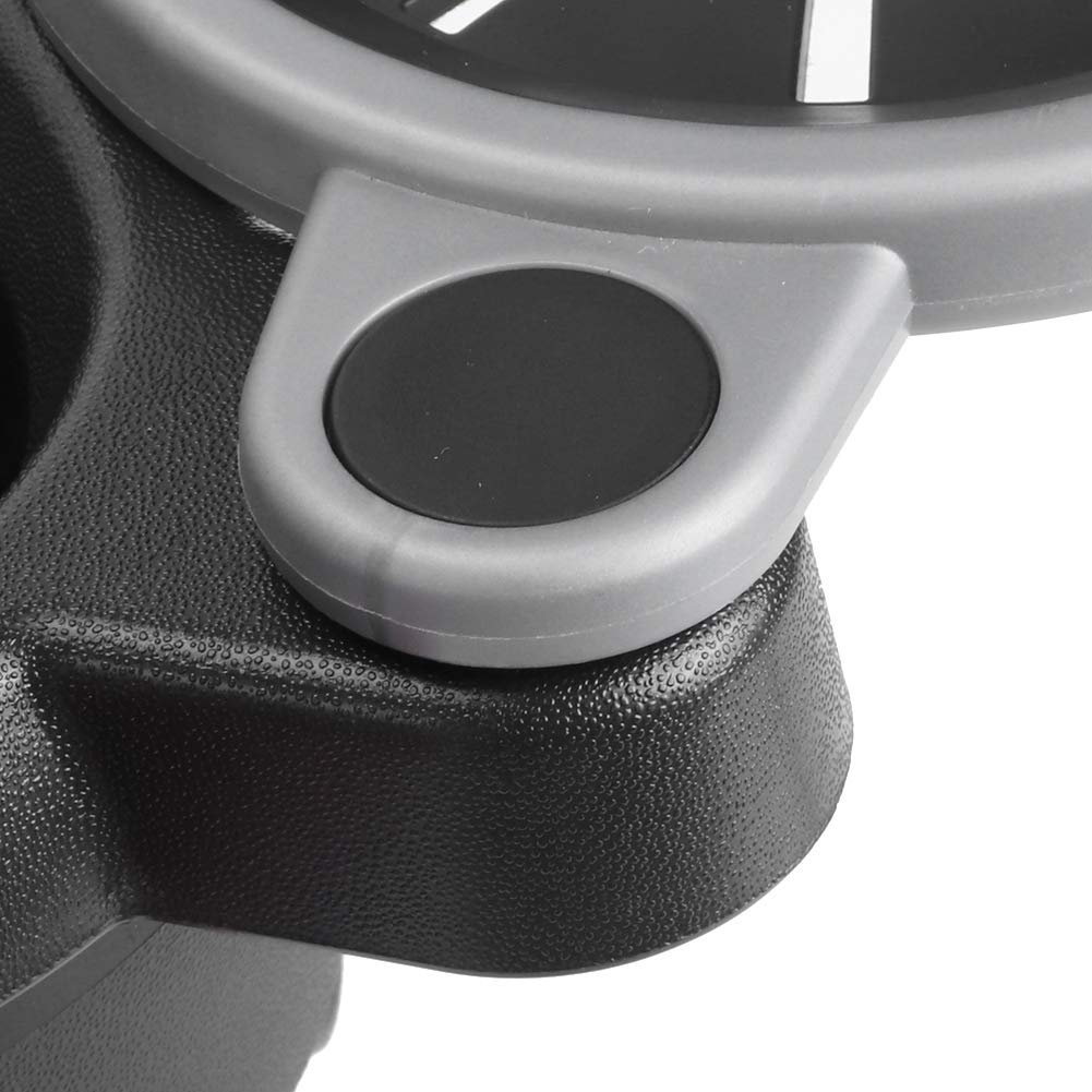 ABS Black Fortwo Cup Holder for Car Center Console - Compatible with Smart Fortwo 451 (2007 Onwards) - Perfect for Road Trips & Daily Commutes