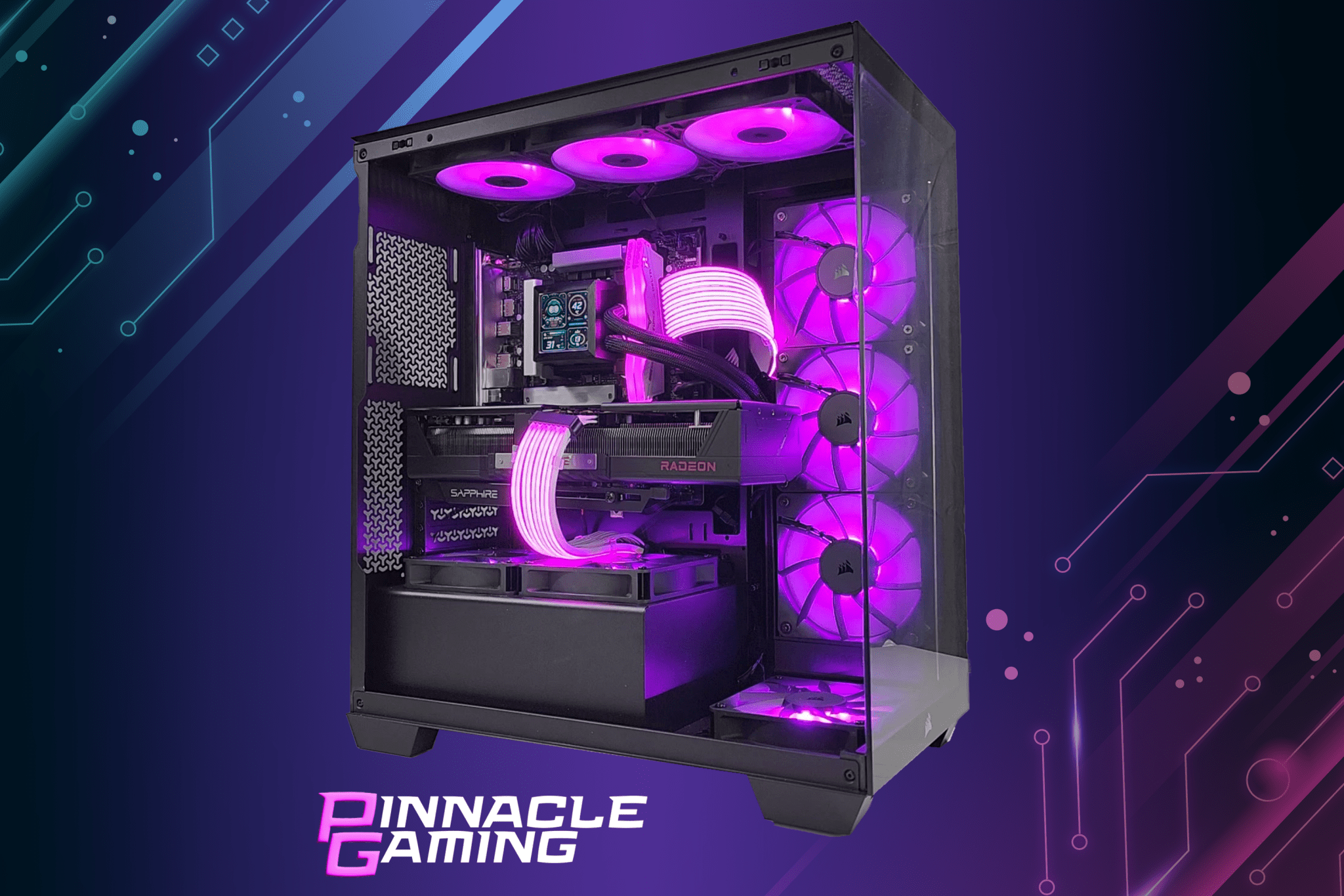 Custom Gaming Desktop PC - Intel Core Ultra 5, RTX 5070, 32GB DDR5 RAM, 1TB SSD, WiFi 6 - High Performance Computer for Esports, Streaming & VR Gaming