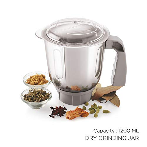 BOSS Excel Pro 750W 3-Jar Mixer Grinder with Variable Speed - Powerful Kitchen Blender for Spices, Chutneys & Smoothies - 110V Electric Food Processor (Blue) - Perfect for Indian Cooking, Meal Prep & Healthy Juicing