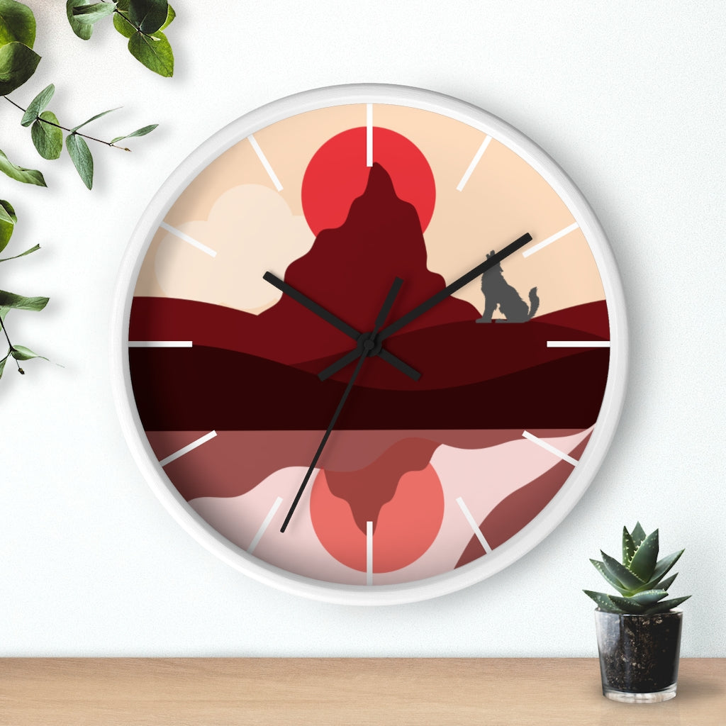Stylish Southwest Midwest Wall Clock - Rustic Decor for Living Room, Kitchen & Office - Perfect for Home & Office Decor