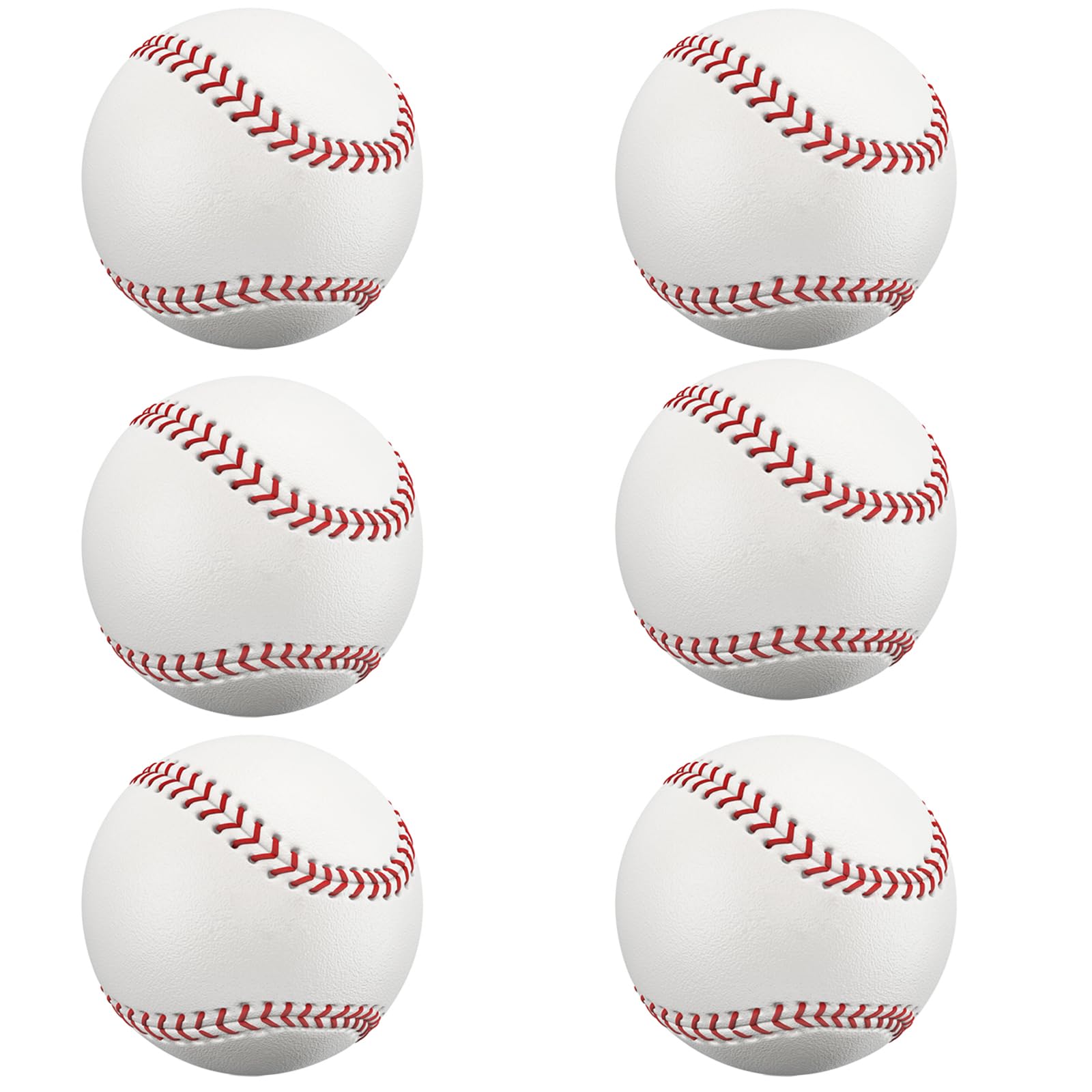 2 Pack Unmarked Baseballs - 9 Inch Solid Cork Core for League Play, Pitching, Hitting & Fielding Practice | Perfect for Autographs, Training & Gifts | Ideal for Baseball Games, Team Sports & Outdoor Activities
