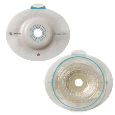 Coloplast SenSura Mio Click Two Piece Ostomy Pouch with Deep Convex Skin Barrier | Cut-to-Fit 5/8