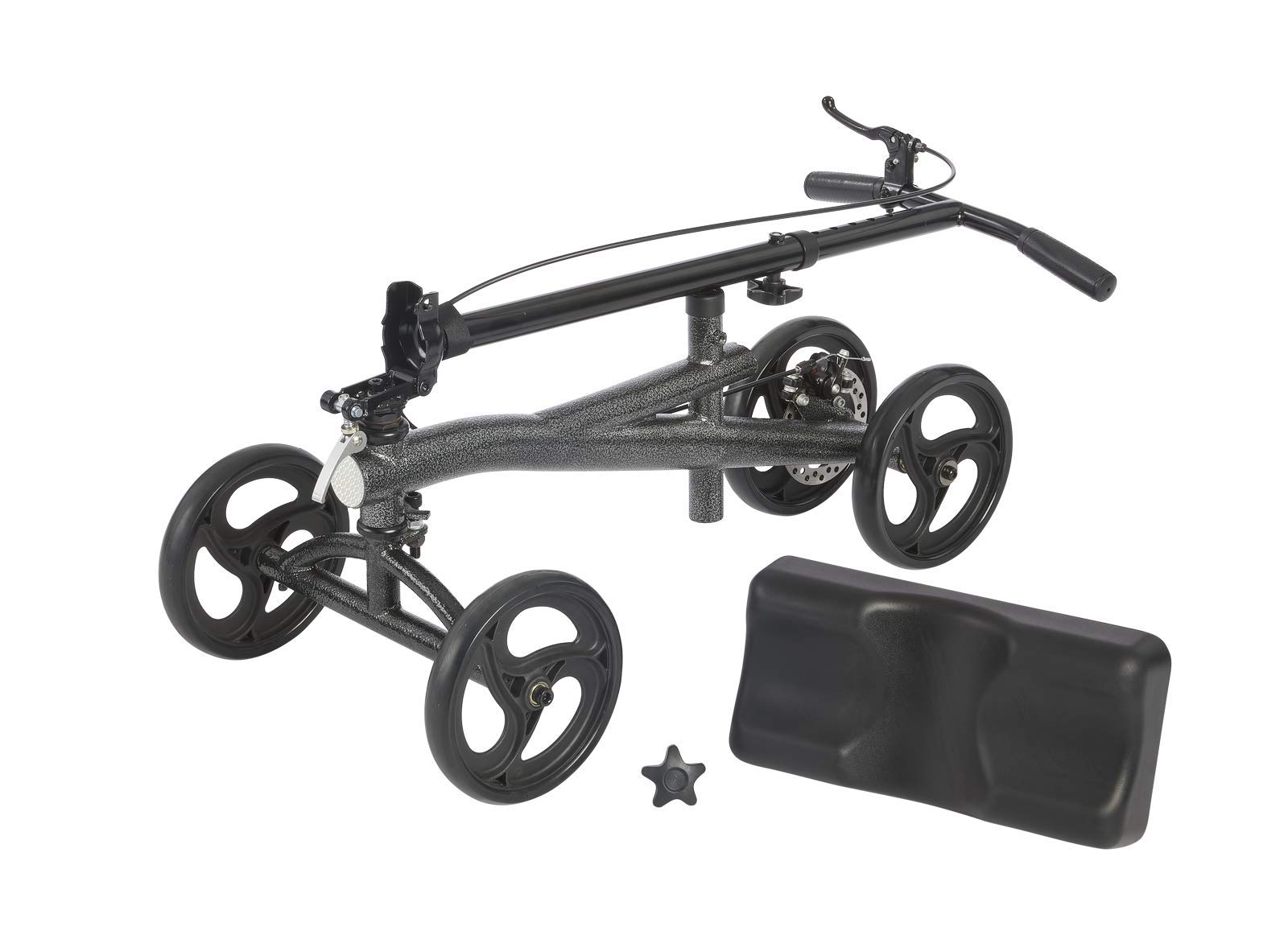 Premium Bariatric Folding Knee Walker with 8