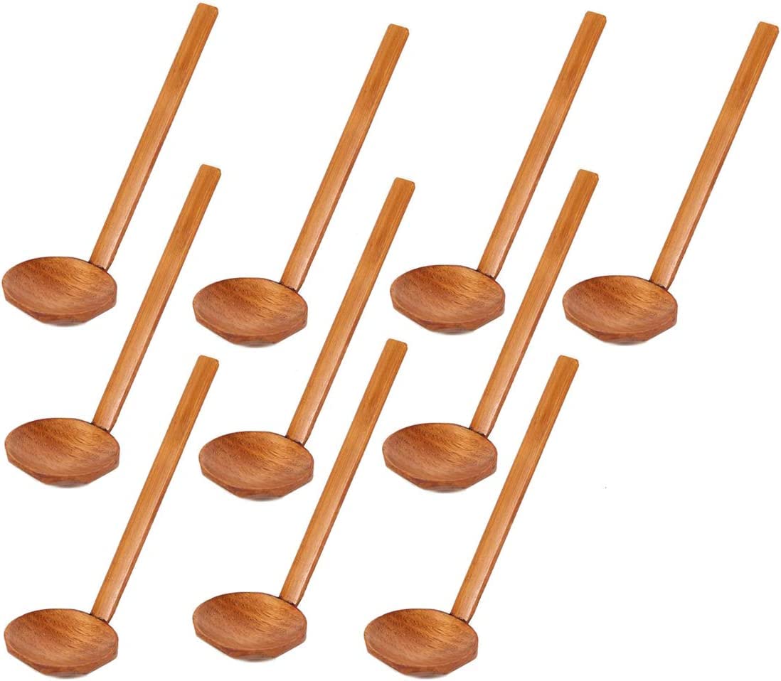Handcrafted Japanese 8.5 Inch Wooden Ramen Soup Spoon - Premium Wooden Kitchen Utensils Set for Hot Pot, Noodles & Asian Cuisine (100 Pack) - Perfect for Ramen Shops, Home Cooking & Restaurant Use