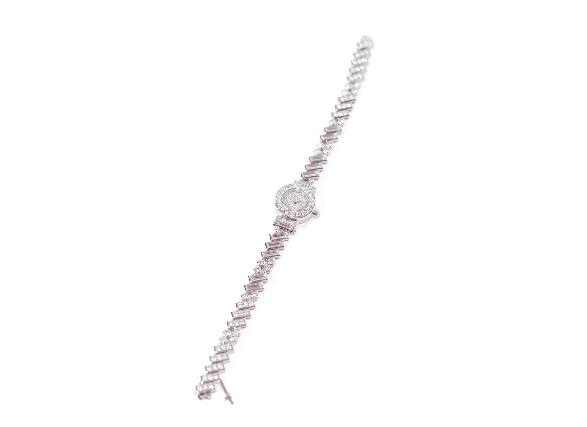 Hermes Faubourg Polka Baguette Diamond Watch for Women - Luxury Swiss Quartz Movement - Elegant Dress Watch for Parties, Weddings & Special Occasions