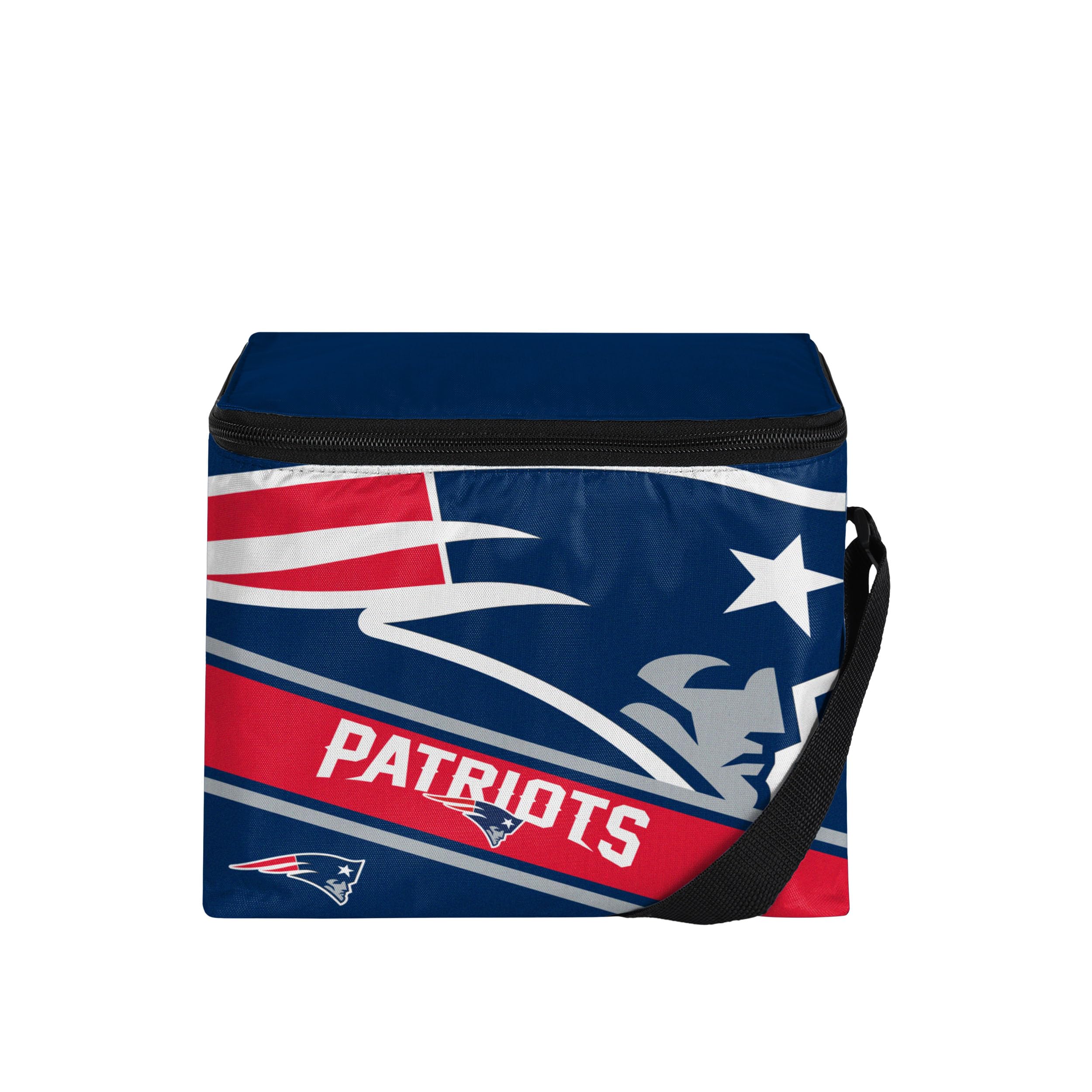 FOCO Patriots Logo Cooler 6-Pack for Tailgating & Outdoor