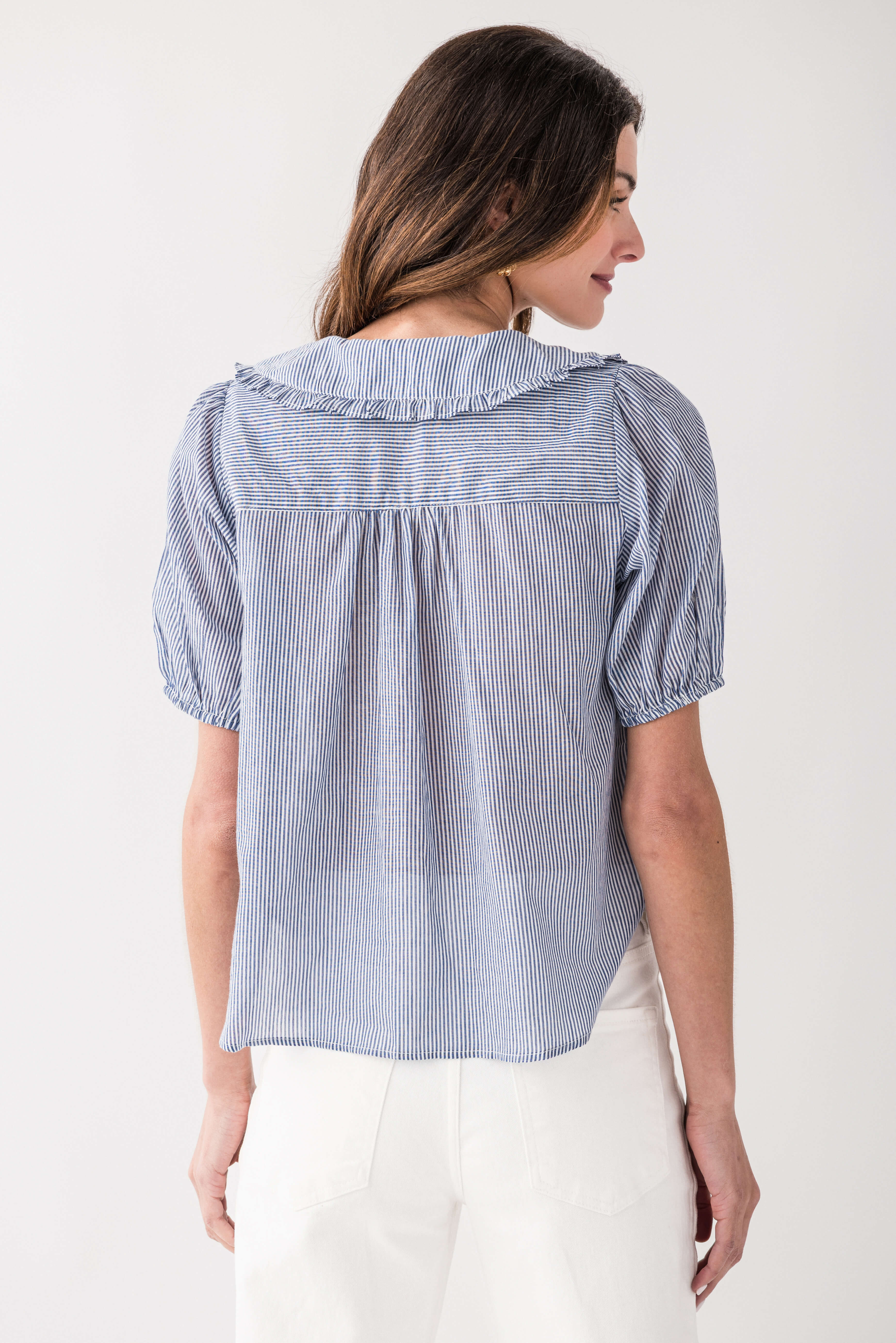 By Together Peter Pan Collar Top - Vintage Inspired Blouse for Women | Perfect for Office Wear, Date Nights & Tea Parties