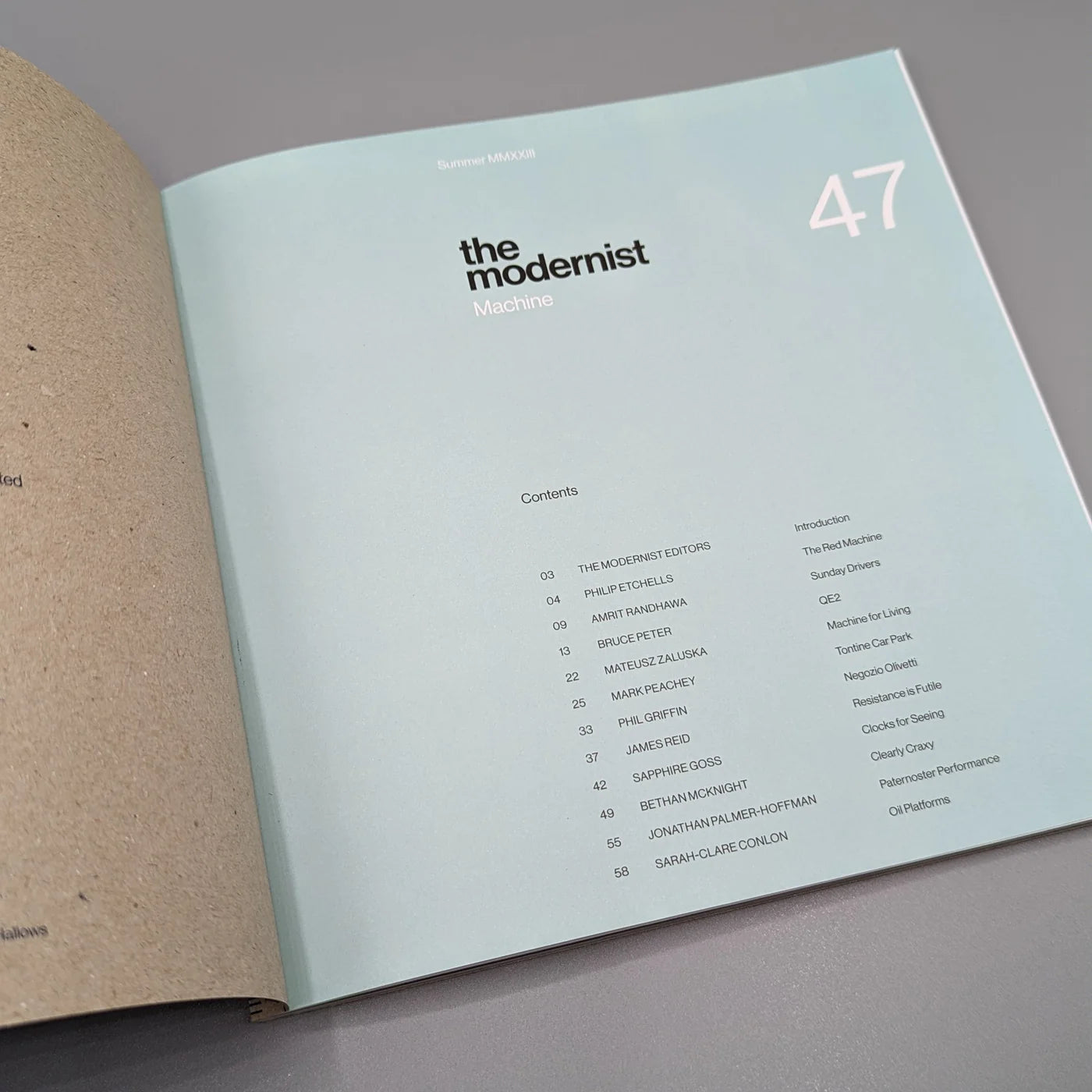 The Modernist Magazine - Issue 47 | Contemporary Design & Architecture | Perfect for Design Enthusiasts & Coffee Table Decor