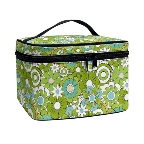 Hippie Flowers Green