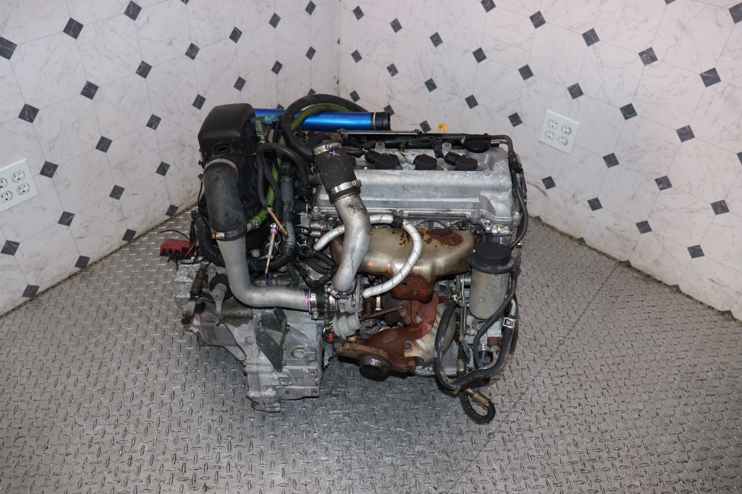 JDM 1NZ FET Turbo Engine & 5MT Vitz RS TRD Yaris 1.5L Performance Upgrade Kit - High-Performance Turbocharger & Manual Transmission for Toyota Yaris, Vitz - Perfect for Racing, Drifting & Street Tuning