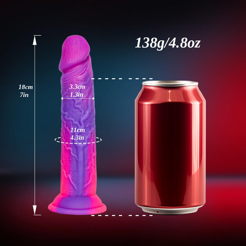 Beginner Strap-On Dildo Kit – 7 Inch Realistic Silicone Anal Toy with Adjustable Harness & Suction Cup | Soft Wearable Strap-On for Women, Couples & Lesbian Play | Perfect for Roleplay, Bondage & BDSM Scenes