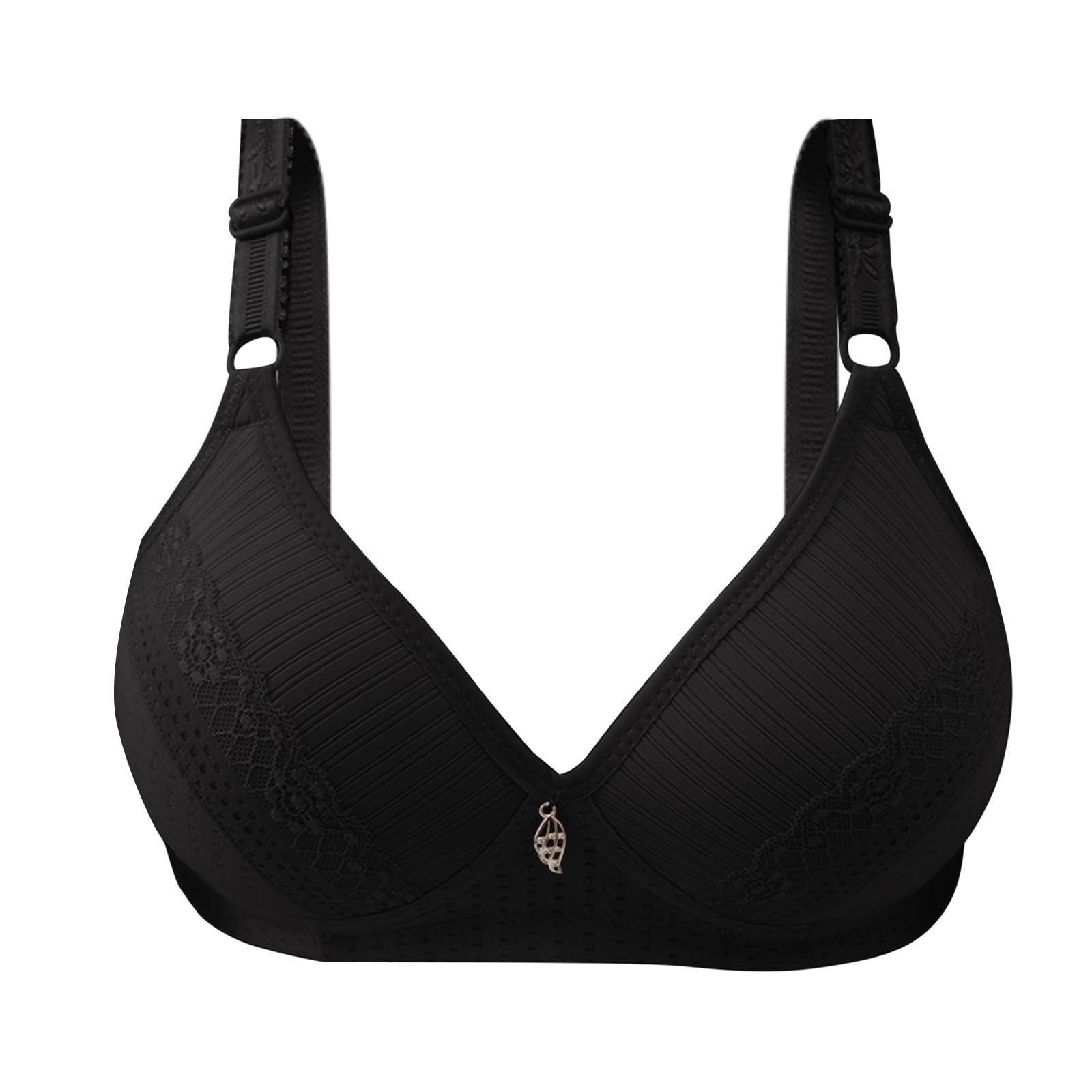 Aniywn Women's Full Coverage Underwire Push Up Bra - Comfortable Soft Wireless Bras for Daily Wear, Work & Sleep - Plus Size Options Available