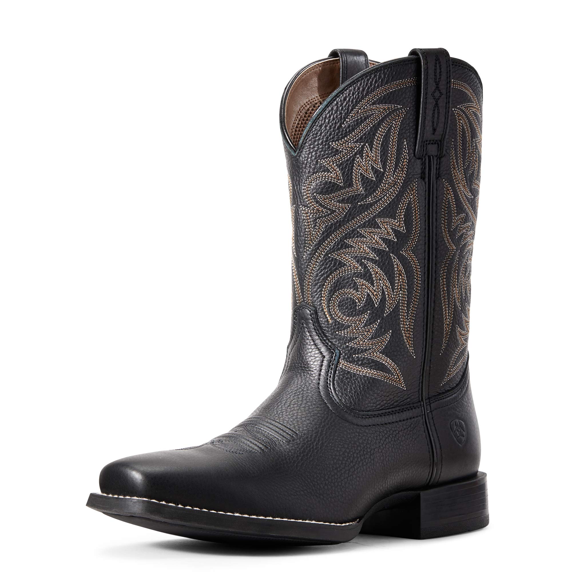 Ariat Men's Sport Herdsman Western Boots - Durable Cowboy Boots for Riding, Work & Outdoor Activities | Comfortable Western Footwear for Ranch, Rodeo & Casual Wear