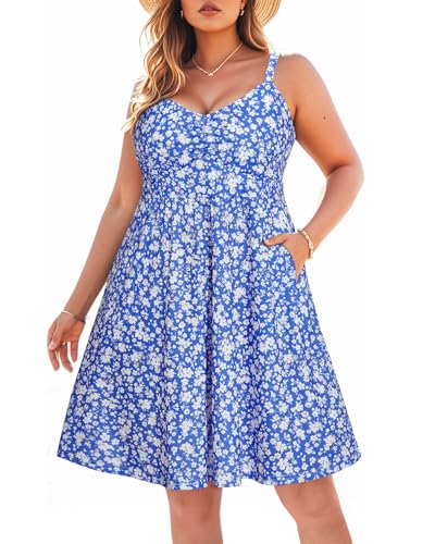 Blue White Flower