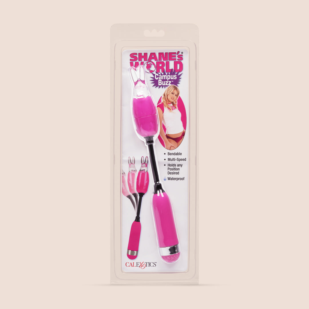 Shane's World® Campus Buzz™ Waterproof Clitoral Massager - Rechargeable Adult Toy for Women, Discreet & Powerful Personal Pleasure Device - Perfect for Solo Play, Couples & Travel Use