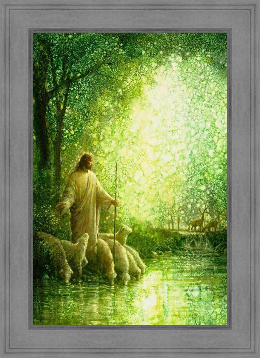 Feed My Sheep By Yongsung Kim - Inspirational Christian Wall Art for Home & Church Decor - Perfect for Living Room, Bedroom & Office