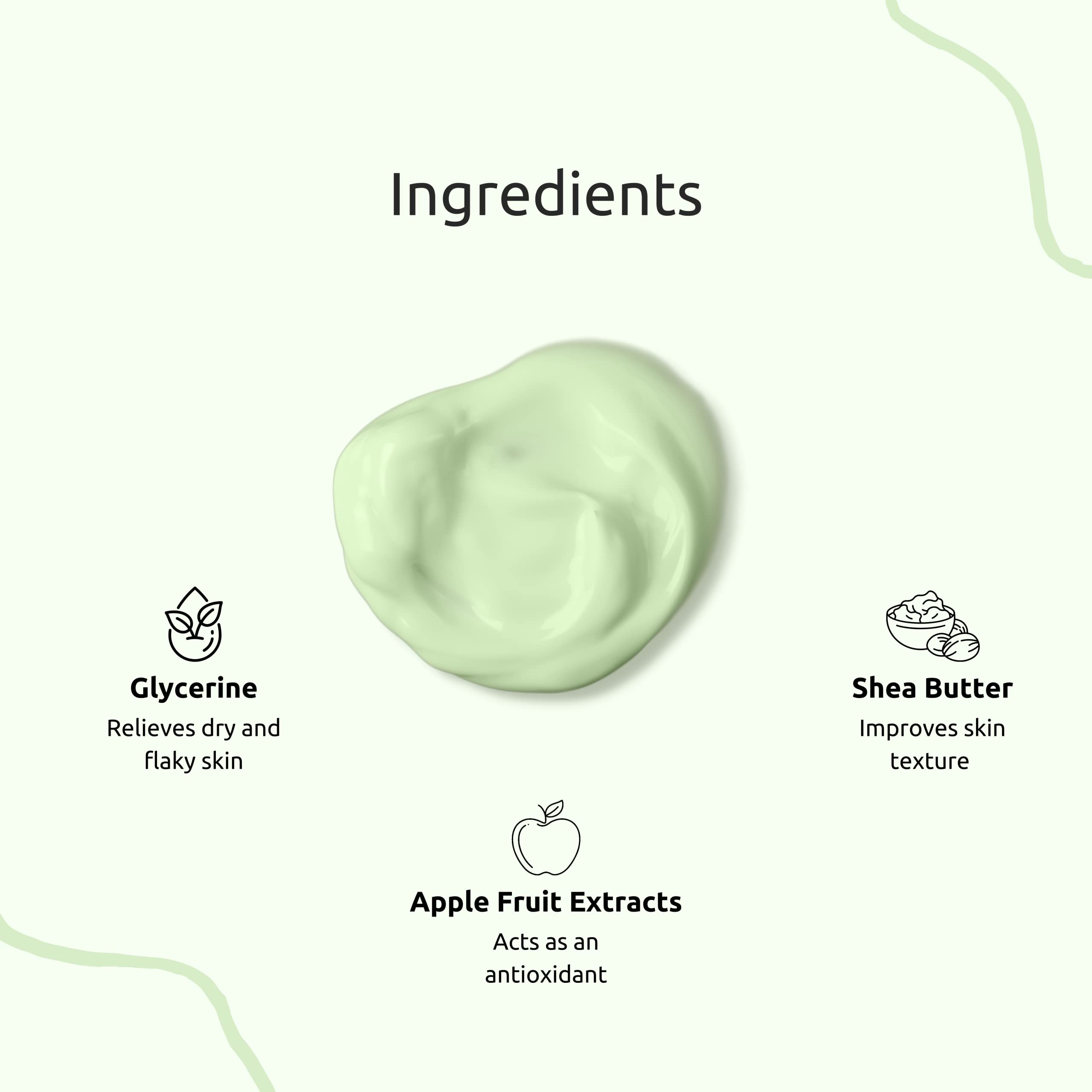 Himaira Global Green Pie Body Butter Skin Moisturizer 100g | Coconut Oil & Apple Extract | Hydrates Dry, Flaky Skin | All Skin Types | Perfect for Daily Moisturizing & Night Skincare Routine
