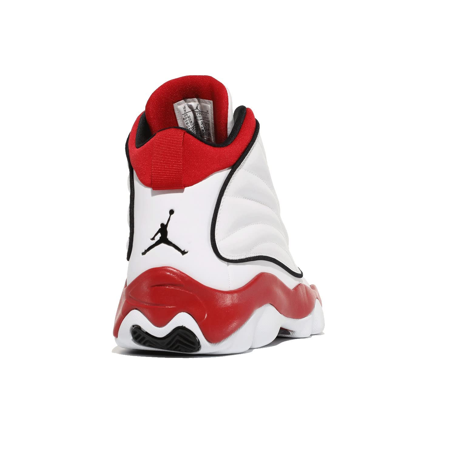 Jordan Pro Strong Basketball Shoes for Kids - White/Black/Gym Red - Size 5 Big Kid - Perfect for School, Training & Court Play