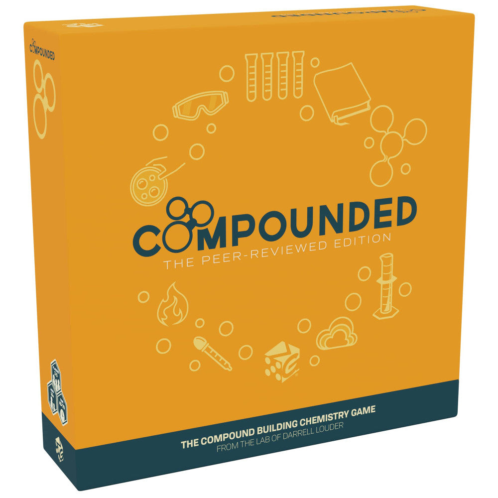 Compounded: Peer-Reviewed Edition - Strategic Chemistry Board Game for Adults & Teens | Perfect for Game Nights, STEM Education & Family Bonding