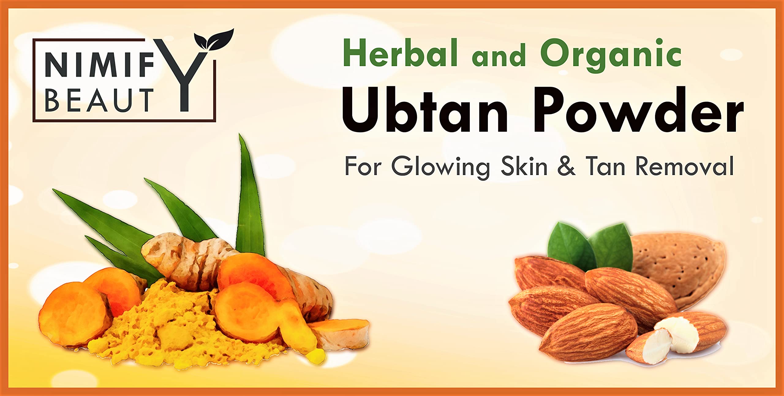 Nimify Beauty Herbal Ubtan Powder for Glowing Skin - 2 Pack | Natural Face Scrub & Brightening Treatment for Radiant Complexion | Perfect for Daily Skincare Routine & Spa Days