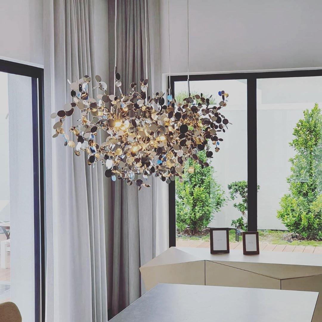 Luminex Modern Pendant Light - Adjustable Hanging Lamp for Kitchen Island, Dining Room & Bedroom - Sleek Scandinavian Design with Dimmable LED Bulb - Perfect for Home Decor & Interior Lighting