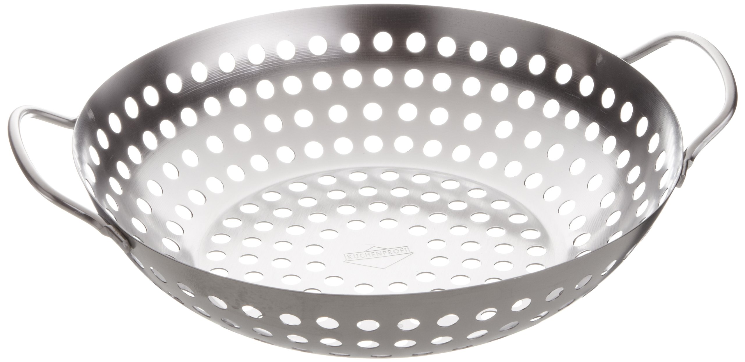 Stainless Steel Vegetable Grill Basket - Perforated BBQ Grill Basket for Grilling Vegetables, Fruits & Seafood - Perfect for Outdoor Cooking, Camping & Backyard BBQ Parties