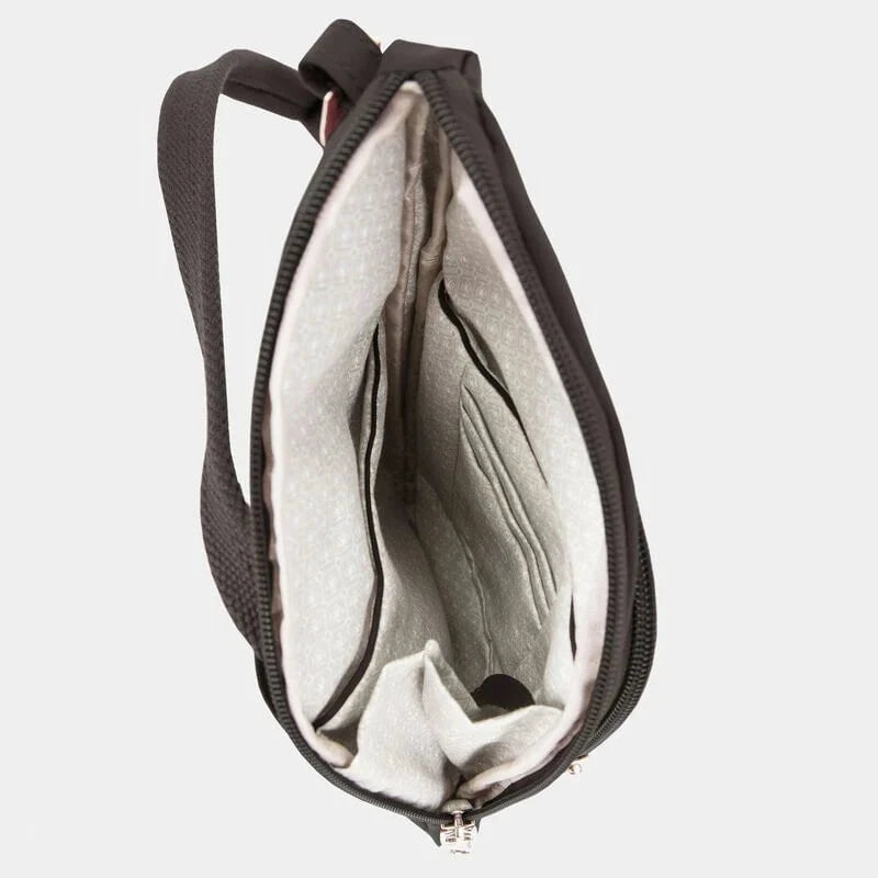 Travelon Anti-Theft Essentials Mini Asymmetric Crossbody Bag - Secure & Stylish Purse for Women - Perfect for Travel, Commuting & Everyday Use