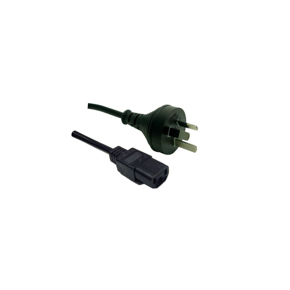 Dynamix 3 Pin Plug to IEC C13 Female 10A Power Cord - 3M Black | Computer, Server & Office Equipment Power Cable