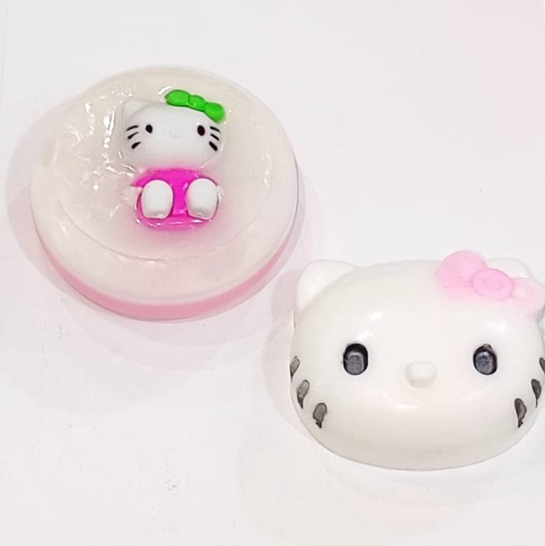 Hello Kitty Soap Set for Kids - 2 Pack (1 Shaped Soap + 1 Eraser Soap) | Fun Bath Time Gifts for Girls | Birthday Party Favors & Return Gifts