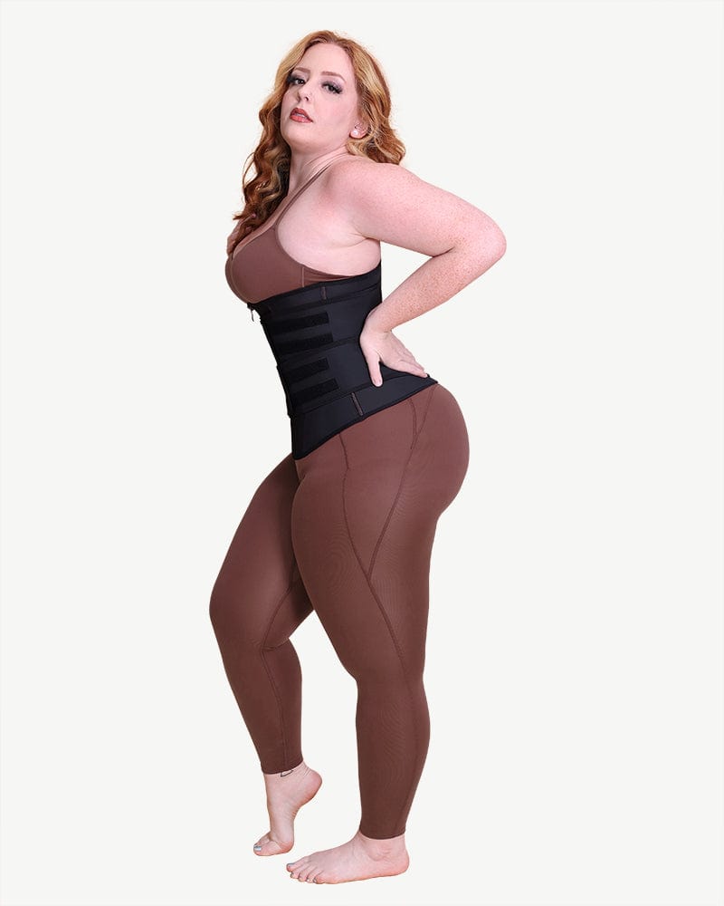 NeoSweat® Double Power Waist Trainer for Women - High Compression Slimming Corset Belt for Tummy Control & Body Shaping - Perfect for Workouts, Postpartum Recovery & Everyday Wear