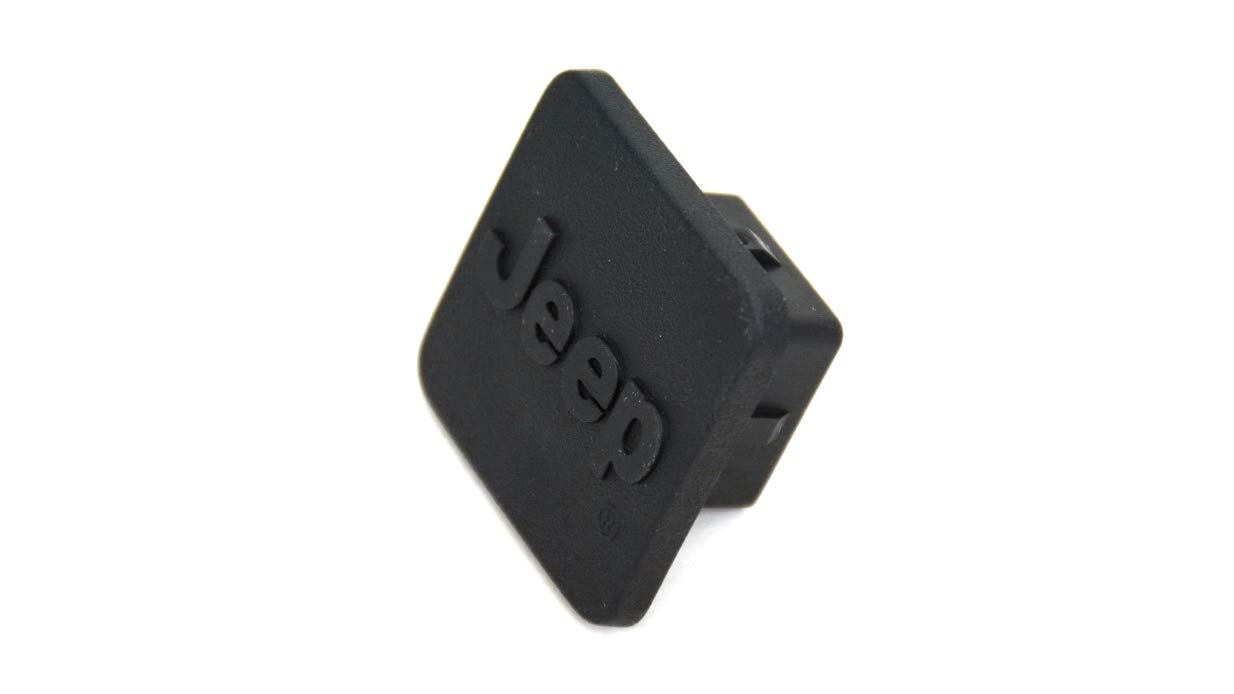 Genuine Jeep 82208457 Hitch Receiver Plug - Heavy Duty Trailer Hitch Cover for Wrangler, Grand Cherokee & More - Perfect for Off-Roading & Towing Protection