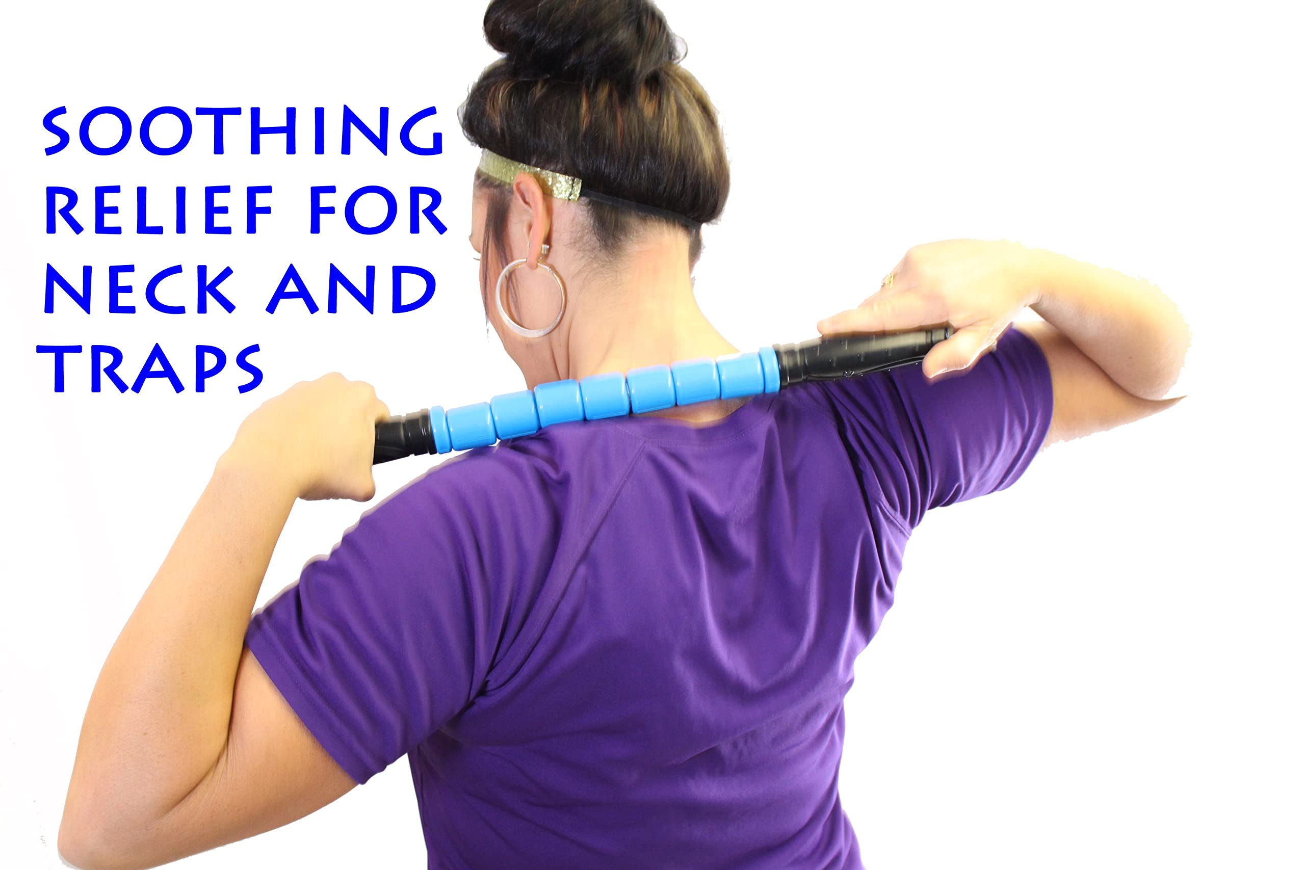 Premium Muscle Roller Stick for Deep Tissue Massage - 16.75