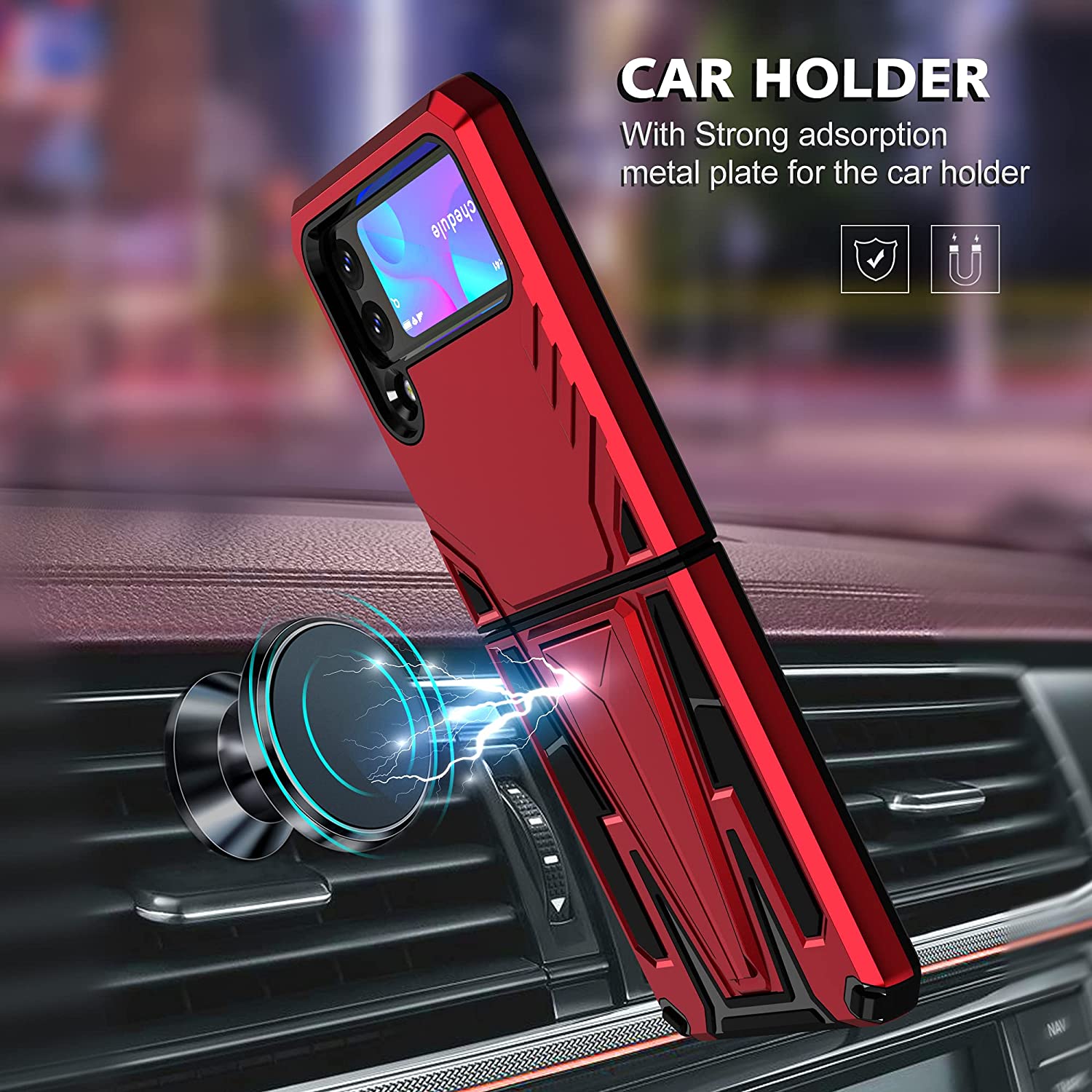 Samsung Galaxy Z Flip 3 Case - Military Grade Protective Cover with Slim Design | Shockproof & Scratch Resistant | Perfect for Everyday Use, Travel & Outdoor Activities