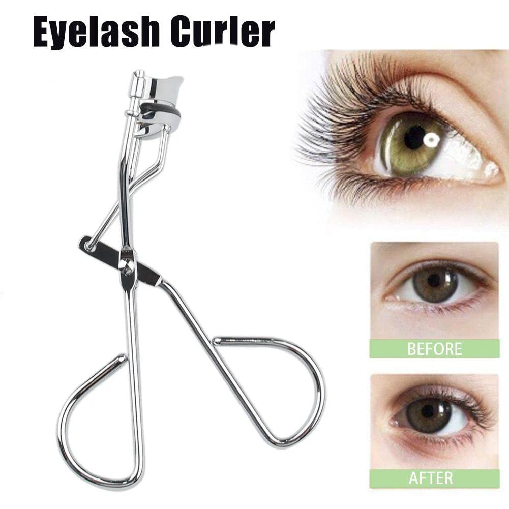 DHliIQQ Eyelash Curler - Professional Metal Lash Curler for All Eye Shapes, Natural & Easy Eyelash Curling | Perfect for Everyday Makeup, Bridal Looks & Professional Beauty Kits