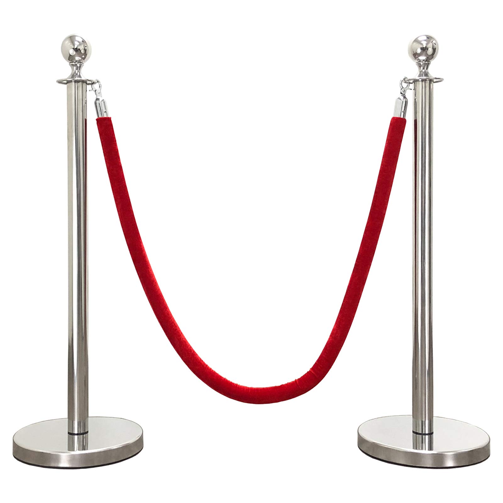 3-Piece Mirror Crown Top Rope Stanchion Set - 96