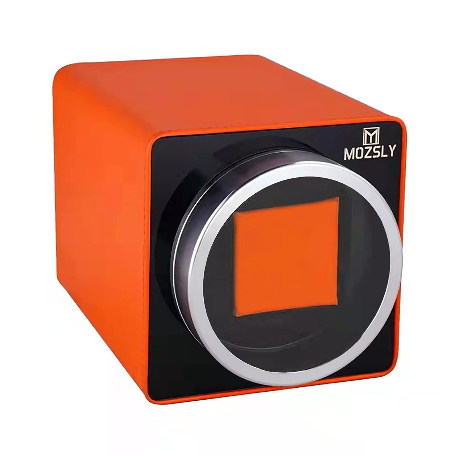 MOZSLY Single Watch Winder for Automatic Watches - Quiet Motor, 12 Rotation Modes, Premium Leather - Perfect for Watch Collectors & Travel Storage
